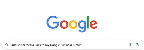 Spice up your Google Business Profile with your social media links