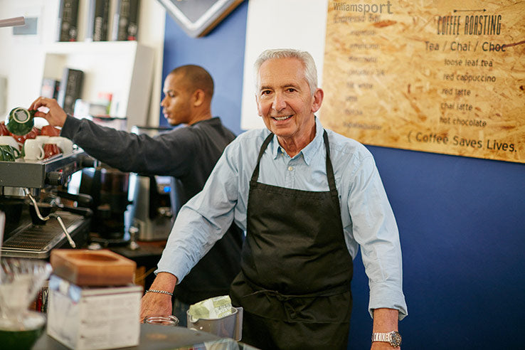 Retired man starts coffee shop using sms and email marketing